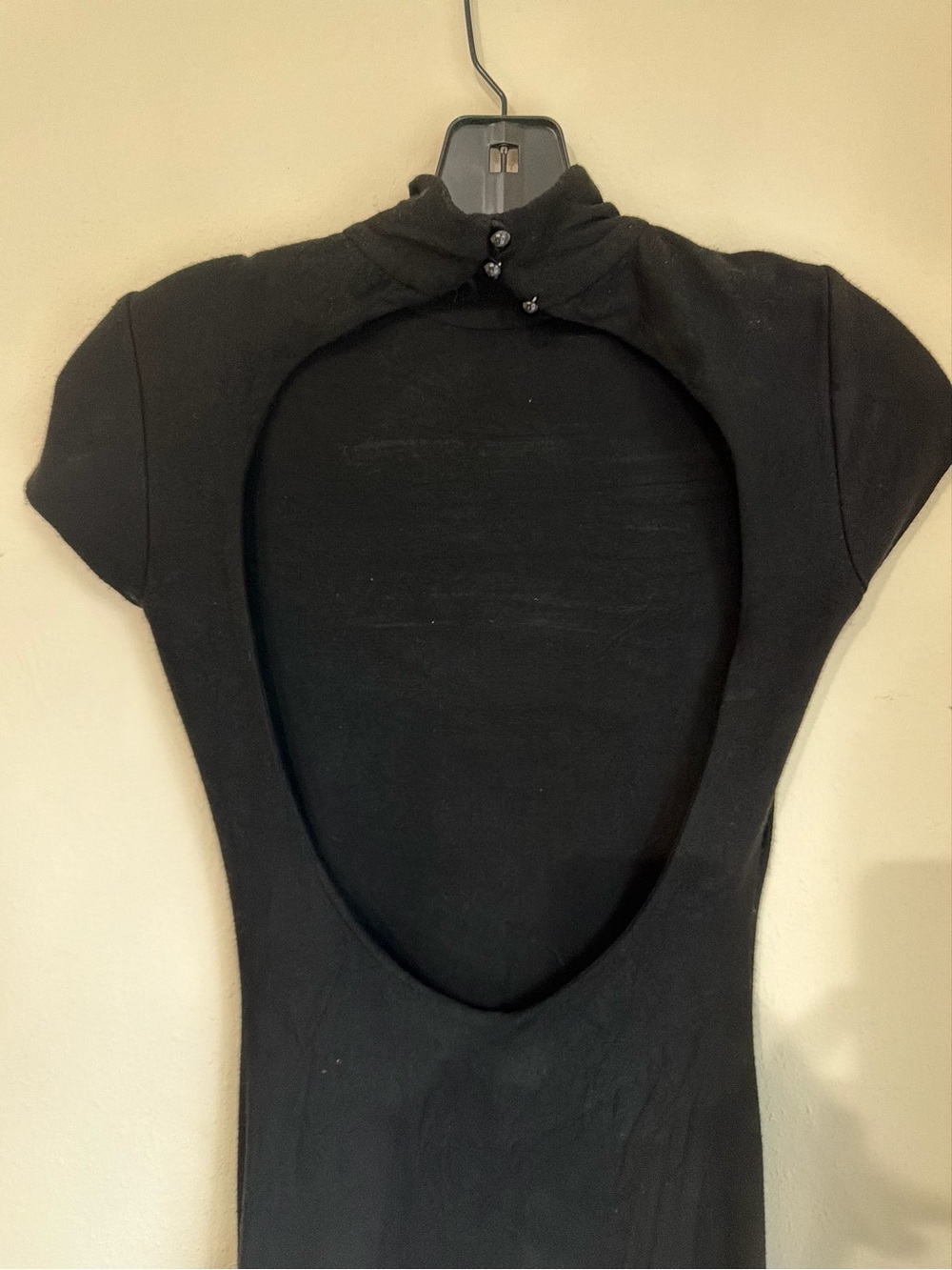 NWT 90s BETSEY JOHNSON BLACKLESS MIDI DRESS - Picture 3 of 12